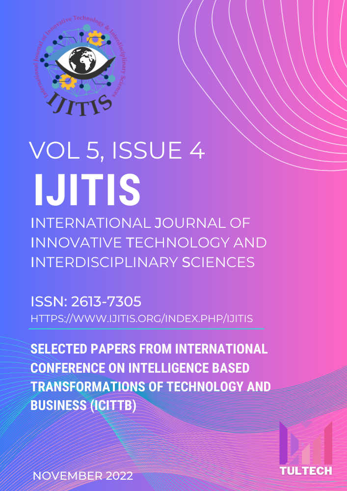 					View Vol. 5 No. 4 (2022): International Journal of Innovative Technology and Interdisciplinary Sciences
				