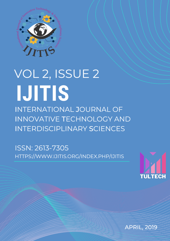 					View Vol. 2 No. 2 (2019): International Journal of Innovative Technology and Interdisciplinary Sciences
				
