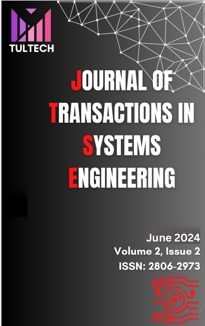 					View Vol. 2 No. 2 (2024): Journal of Transactions in Systems Engineering (JTSE)
				