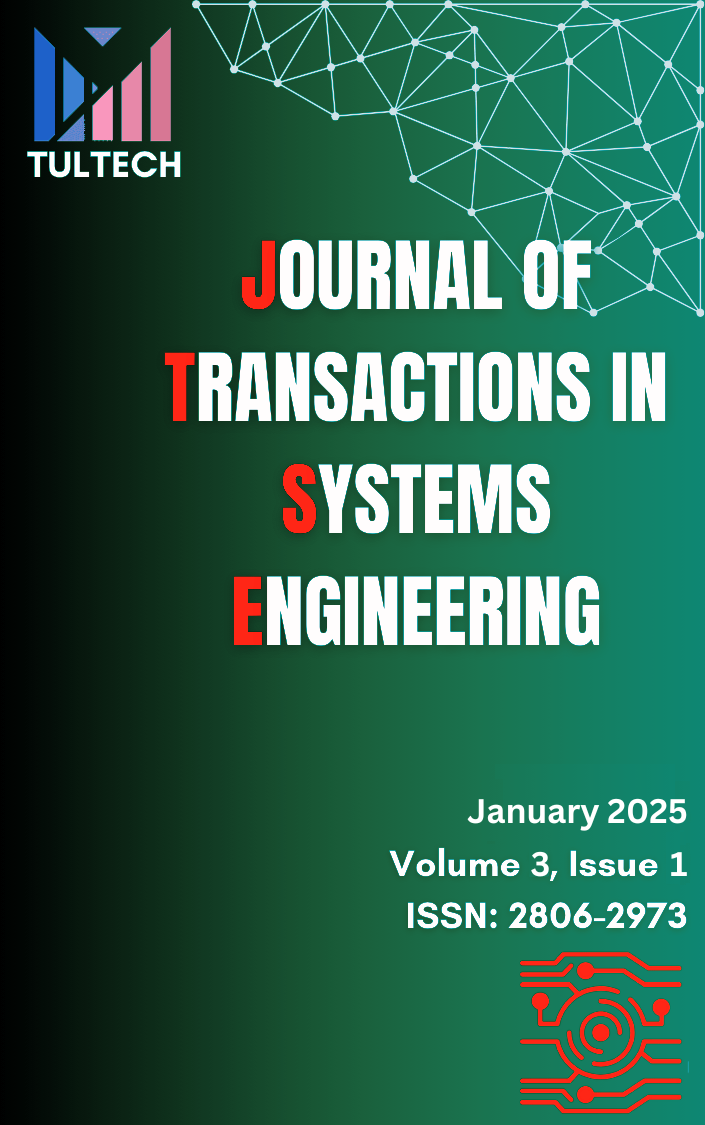 					View Vol. 3 No. 1 (2025): Journal of Transactions in Systems Engineering (JTSE)
				